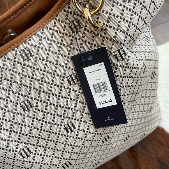 Tommy Hilfiger Tote in signature brown - Picture 6 of 7